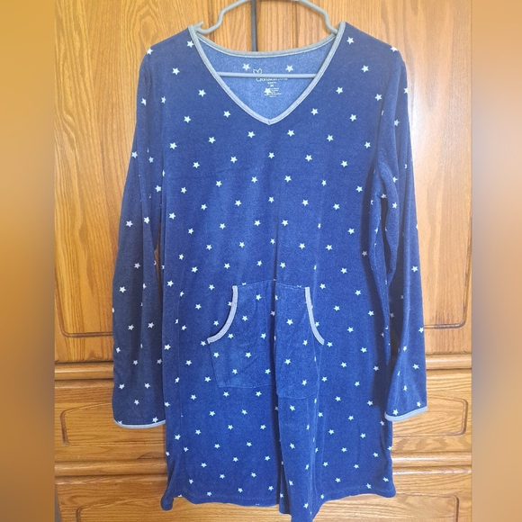 Fleece Pajama Dress - Picture 1 of 4
